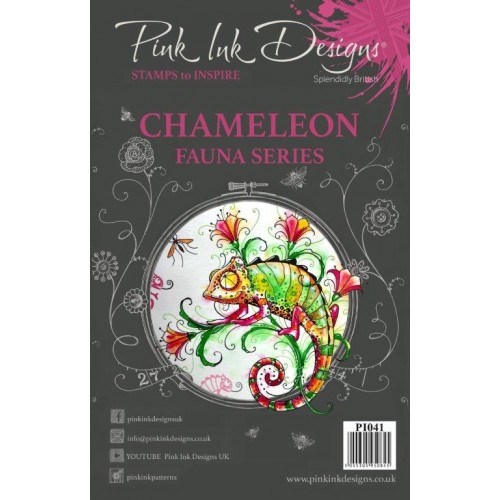 Chameleon Pink Ink Designs Clear Stamps Set pi041